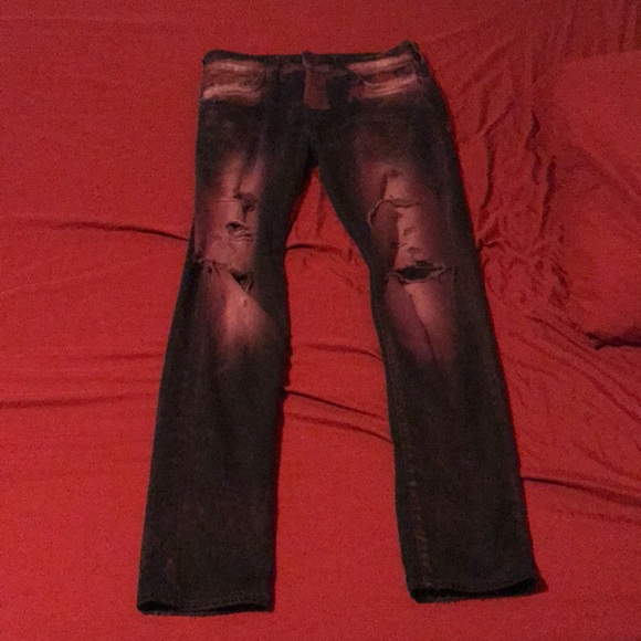 True Religion Rocco Skinny Fit Jeans (Red Blaze)